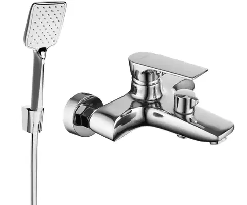 Kúpeľňové batérie MEXEN/S - Axel R62 vaňová batéria s príslušenstvom, chróm 7383R62-00