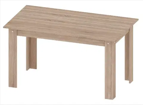 Jedálenské stoly VALENT jedálenský stôl 140x80, dub Sonoma