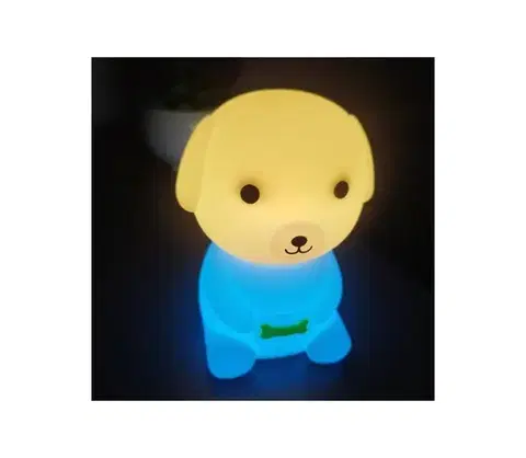 Lampy  LED RGB stmievateľné dobíjacie detské nočné svetlo LED/2,5W/5V 3000K 1200 mAh pes PES NOC