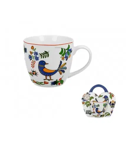 Hrnčeky, šálky, podšálky DUO - Hrnček 360ml Kashubian Bird