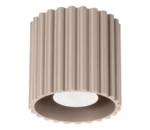 Svietidlá  SL.1814 - Bodové svietidlo AURA 1xGU10/10W/230V 10 cm taupe SL.1814