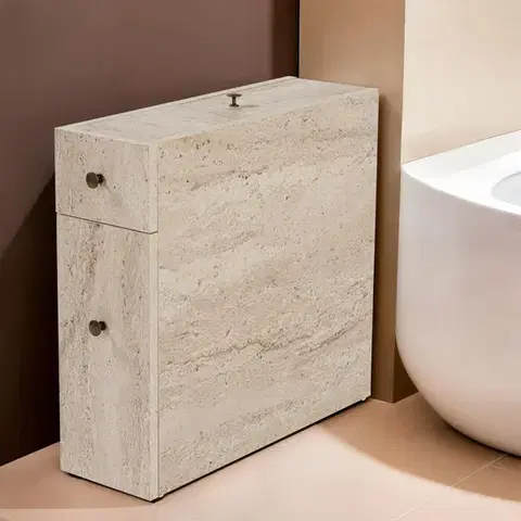 Kúpeľňové skrinky Kúpeľňová skrinka Calencia - Travertine