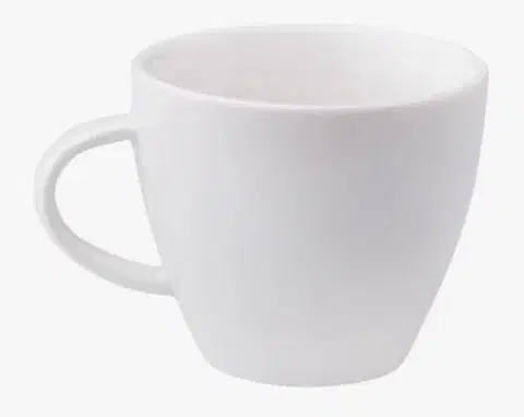 Hrnčeky a šálky Kinekus Šálka na kávu biela 80ml KUBIKO FALA