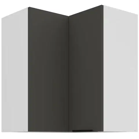 Kuchynské skrinky visiace Kuchynská skrinka Aria-Gr/Wh Anti Fingerprint 60x60 Gn-72 2f (90°)