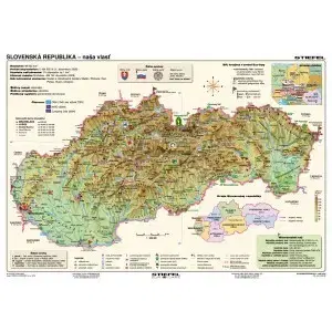 Učebnice - ostatné Slovenská republika - naša vlasť - A3 karta