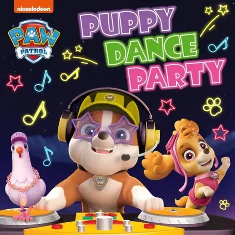 Leporelá, krabičky, puzzle knihy PAW Patrol Puppy Dance Party Picture Book - Patrol