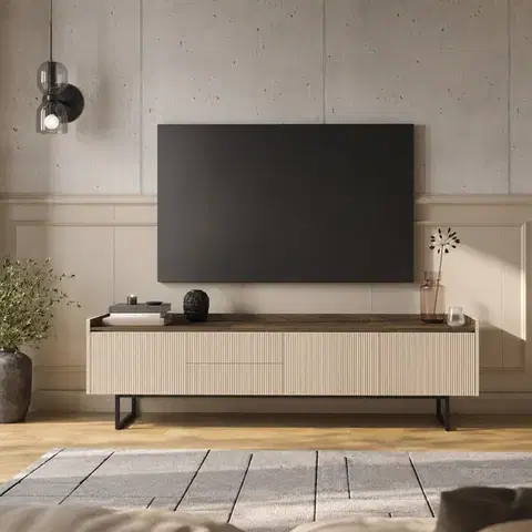 TV stolíky Dig-net nábytok TV stolík GALO LG-06 s LED osvetlením