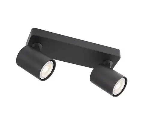 Svietidlá Redo 04-470 - Bodové svietidlo CAMEO 2xGU10/35W/230V čierne 04-470