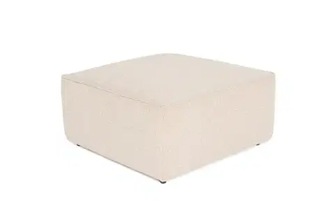 Taburety a podnožky Puf Lora Pouffe - Peach