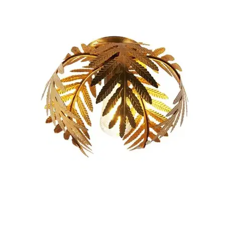 Stropné osvetlenie Vintage Smart stropné svietidlo zlaté 24 cm vrátane WiFi ST64 - Botanica