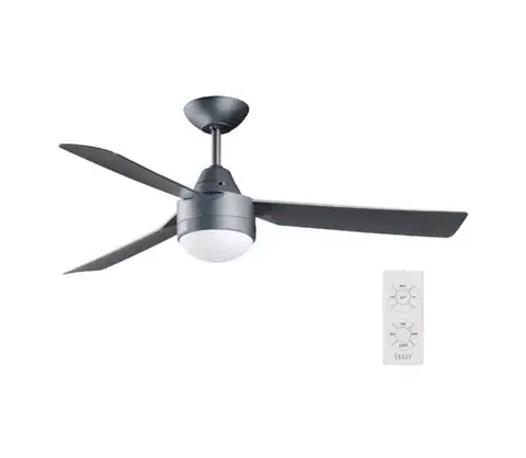 Ventilátory BAYSIDE 531017 - Stropný látor MEGARA 2xE14/15W/230V antracit + DO 531017