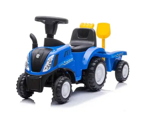 Odrážadlá Buddy Toys Odrážadlo NEW HOLLAND 2xAA modrá/čierna 57001191