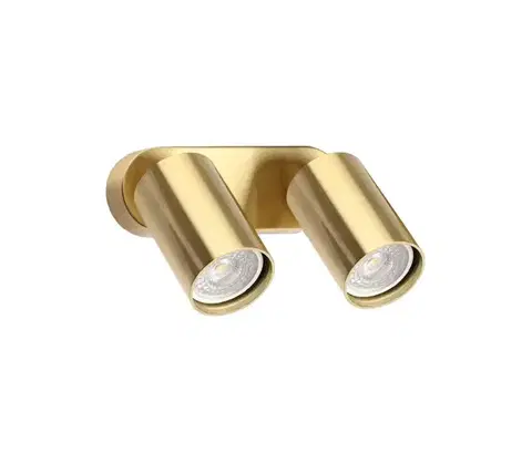 Svietidlá Ideal Lux - LED nástenné bodové svietidlo DYNAMITE 2xGU10/7W/230V CRI 90 mosadz 367392