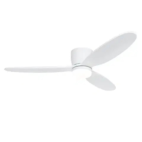 Stropné ventilátory Stropný ventilátor biely 132 cm vrátane LED stmievateľný s diaľkovým ovládaním - Sofio