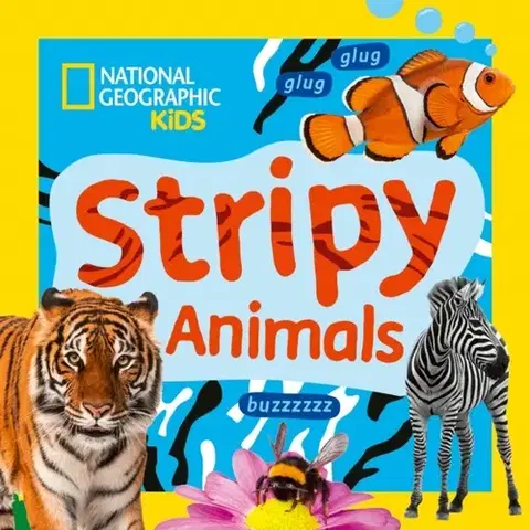 Leporelá, krabičky, puzzle knihy Stripy Animals - Geographic Kids