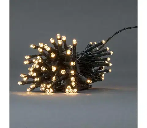 LED osvetlenie  CLBO96 - LED reťaz 96xLED/7 funkcií/3xAA 7,7m IP44 teplá biela CLBO96