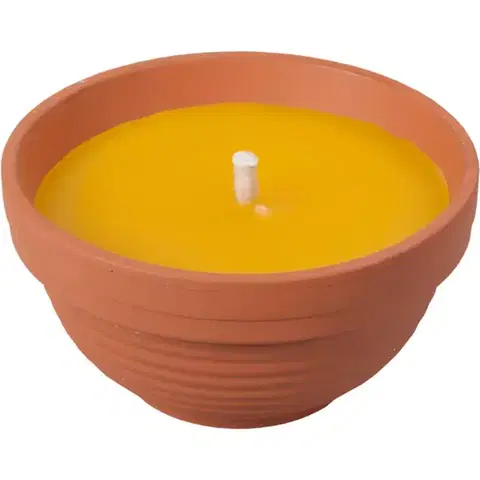 Ochrana proti hmyzu Sviečka Citronella žardinky s knôtom 130g d9x5cm