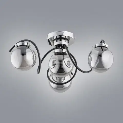 Moderné lampy do obývačky Luster Pastelka chróm 28414 LW4
