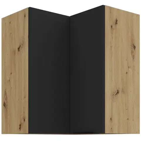 Kuchynské skrinky visiace Kuchynská skrinka Aria-Bl/Ar Anti Fingerprint 60x60 Gn-72 2f (90°)