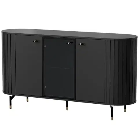 Komody do spálne Komoda Zante Za3 čierna
