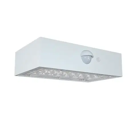 LED osvetlenie  LED Solárne nástenné svietidlo so senzorom LED/3W/3,7V 3000K/4000K IP65 biela 10306