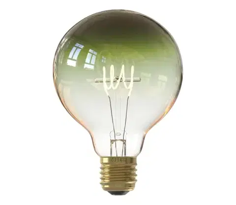 LED osvetlenie  LED stmievateľná žiarovka FILAMENT G125 E27/4W/230V 1800K zelená 8712879147015