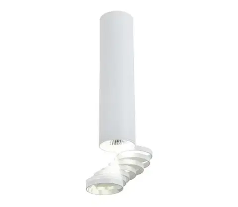 Svietidlá  Prisadený luster TUBA 1xGU10/50W/230V biela 2282756