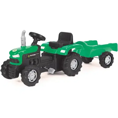Detské vozidlá a príslušenstvo Buddy Toys Šlapací traktor s vozíkem BPT 1013 