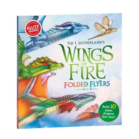 Nalepovačky, vystrihovačky, skladačky Wings of Fire Folded Flyers - of Klutz