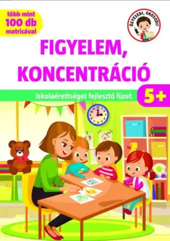 Príprava do školy, pracovné zošity Figyelem, koncentráció - Iskolaérettséget fejlesztő füzet