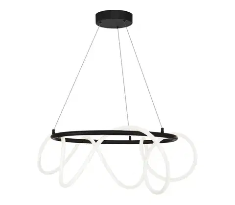 Svietidlá Zuma Line 20006PL-BK - LED Luster na lanku BALBO LED/58W/230V 3000/4000/6000K 20006PL-BK