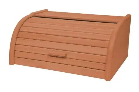 Dózy na potraviny Kinekus Chlebník drevený 40x30x19cm, mix farieb