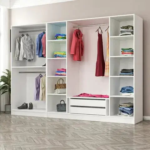 Šatňové skrine Šatníková skriňa Kale - 4929