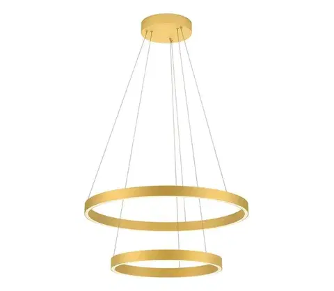 Svietidlá Redo 01-2889 - LED Stmievateľný luster na lanku FEBE LED/62W/230V zlatý 01-2889