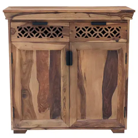 Komody Komoda Mira 90x90x45 indický masív palisander
