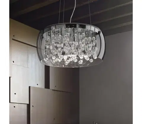 Svietidlá Ideal Lux - Luster na lanku AUDI 5xG9/40W/230V dymová 197661