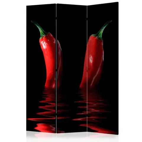 Paravány Paraván Chili pepper Dekorhome