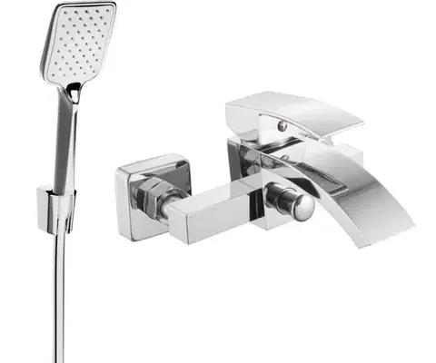 Kúpeľňové batérie MEXEN/S - Libra R62 vaňová batéria s príslušenstvom, chróm 74513R62-00