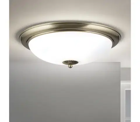 Svietidlá Orion - Stropné svietidlo EMPIRA 3xE27/40W/230V priemer 48 cm bronz DL 7-792/47 Patina