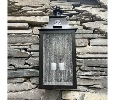 Svietidlá Elstead KENDAL - Vonkajšie nástenné svietidlo KENDAL 2xE14/60W/230V IP44 KENDAL