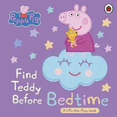 Leporelá, krabičky, puzzle knihy Peppa Pig: Find Teddy Before Bedtime - Sarah Delmege