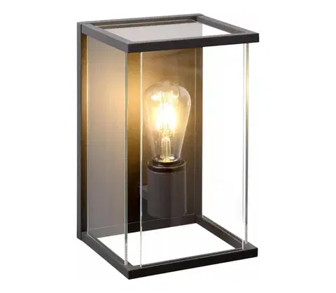 Záhradné lampy Lucide 27883/01/30 - Vonkajšie nástenné svietidlo CLAIRE 1xE27/15W/230V 27883/01/30