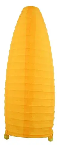 Stolové lampy Papierová stolová lampa žltá Papyrus