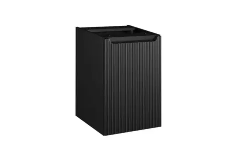 Skrinky do kúpeľne ArtCom Závesná skrinka do kúpeľne NOVA Black 81-40-1DK | s košom 40 cm