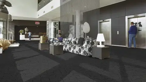 Triad FORBO Flotex Planks Triad Embossed Anthracite 131017