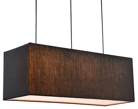 Stropná svetla Stropná lampa čierna 5xE27 Boho