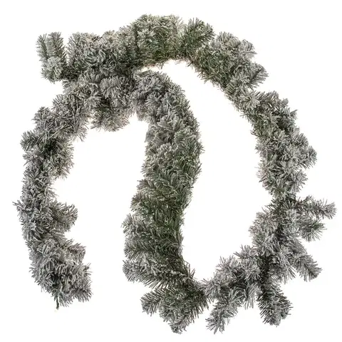Vianočné dekorácie Zasnežená girlanda Snowly, 270 cm