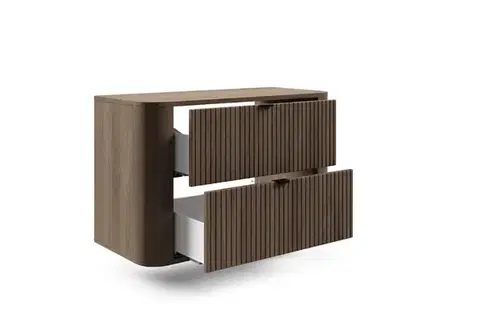 Skrinky do kúpeľne ArtPK Skrinka pod umývadlo LANDO | orech elegant | 80 cm