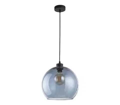 Svietidlá  Luster na lanku CUBUS 1xE27/60W/230V modrá 2765