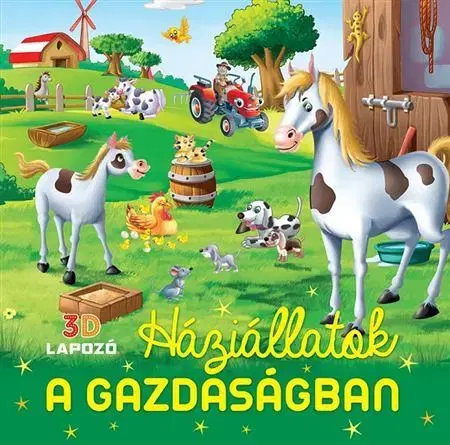 3D, magnetické, priestorové knihy Háziállatok a gazdaságban 3D lapozó
